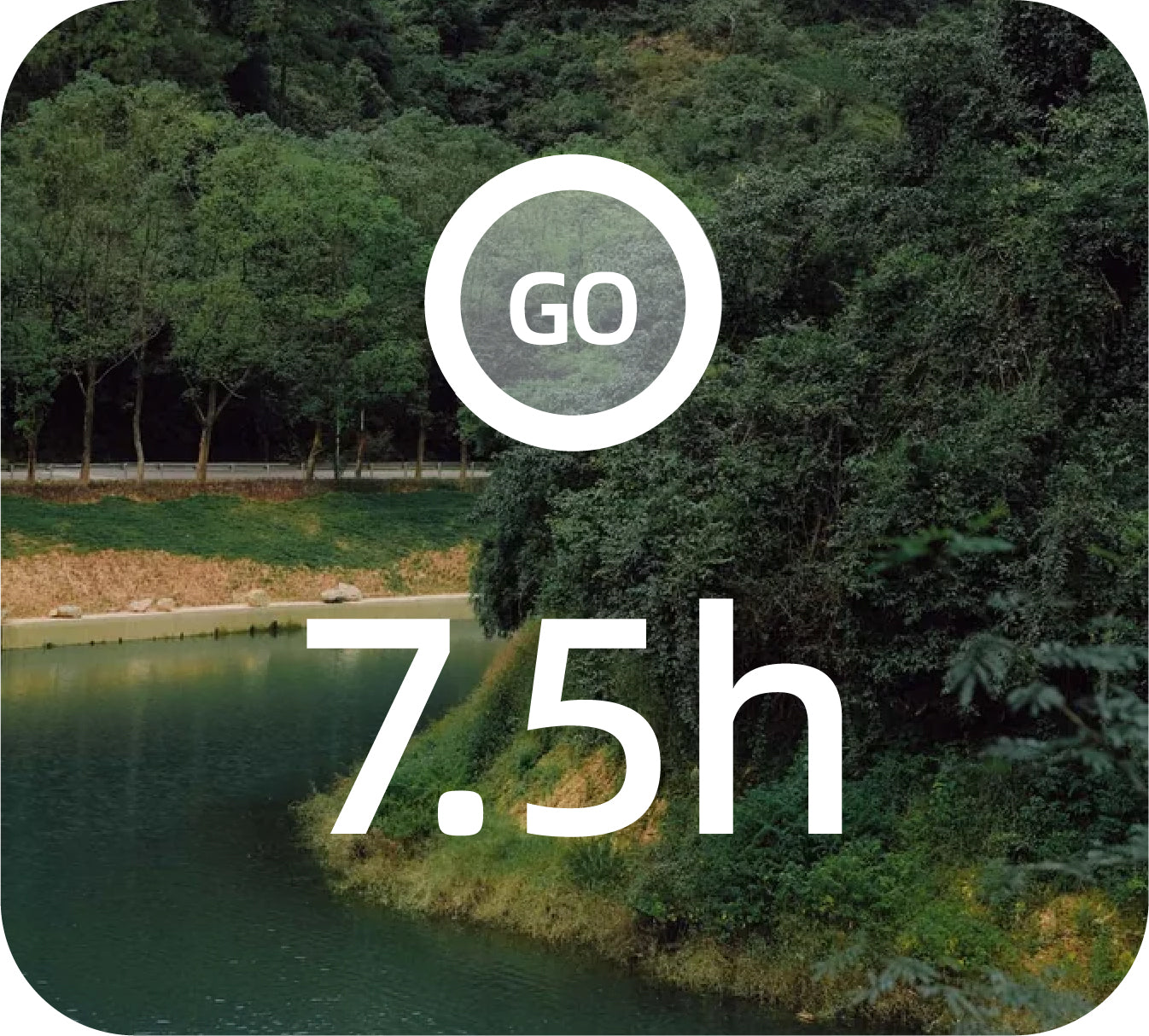 Ride schedule overview: 7.5 hours