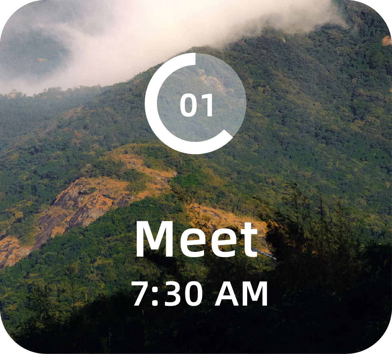 Meet at 7:30 AM