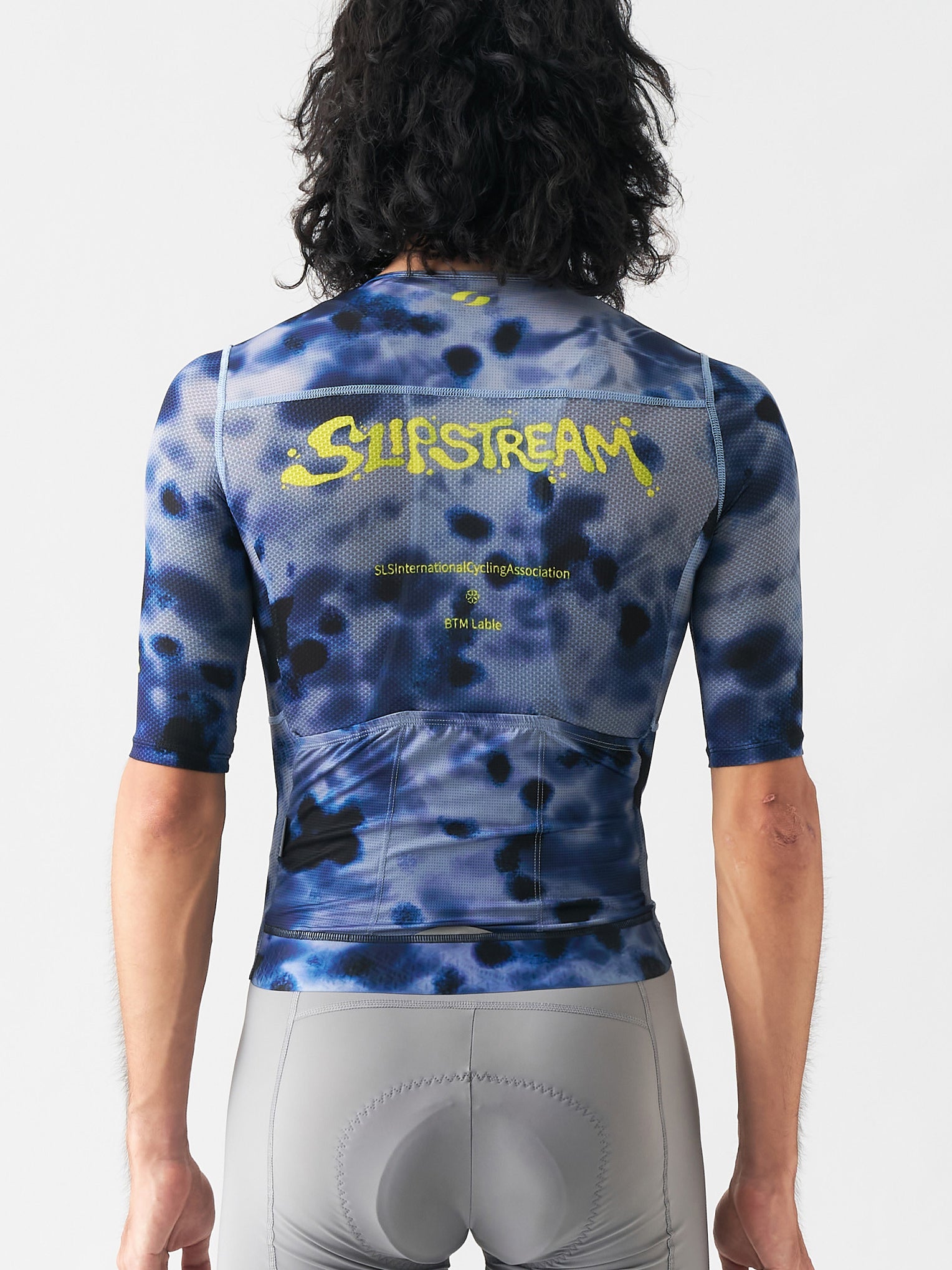 Men’s Prime SL Short Sleeve Jersey in Shadow Grey — back view
